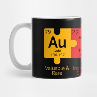 Autism Awareness Puzzle Chemical Element Mug